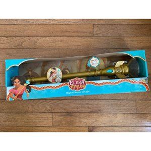 ✅Disney Elena Of Avalor Magical Sceptor Of Light 20” Long NEW JakkS Battery OP
